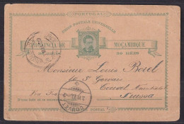 PORTUGAL/MOCAMBIQUE. 1907/Angohe Twenty-reis Postal Stationery Card/abroad Mail. - Mozambique