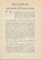 Staatsblad 1929 : Autobusdienst Middelburg - Domburg Enz. - Documents Historiques