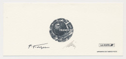 France 1998 - Epreuve / Proof Signed By Engraver Football - 1998 FIFA World Cup - World Championship - Other & Unclassified