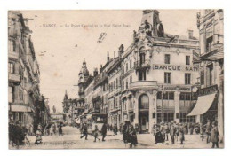 Carte Postale Ancienne - Circulé - Dép. 54 - NANCY - Le Point Central, Rue SAINT JEAN - Nancy