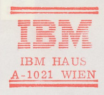 Meter Cut Austria 1985 IBM  - Computers