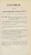 Staatsblad 1863 : Station Staatsspoorweg Zwolle - Documents Historiques