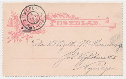 Postblad G. 9 Y Locaal Te Nijmegen 1906 - Entiers Postaux
