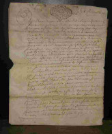 MAITRE MONCLIN - BAZAS - ACTE NOTARIE ORIGINAL - TESTAMENT - 1725 - 1701-1800