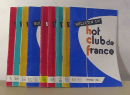 PANASSIE Hugues - BULLETIN DU HOT CLUB DE FRANCE - ANNEE 1958 - REVUE JAZZ - Other & Unclassified