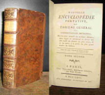 ROUX Augustin - NOUVELLE ENCYCLOPEDIE PORTATIVE - TOME SECOND - 1701-1800