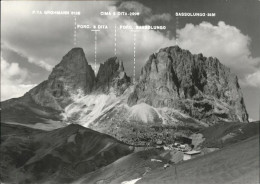 71475805 Canazei Passo Sella Albergo Maria Flora Sassolungo Dolomiti Sellajoch L - Autres & Non Classés