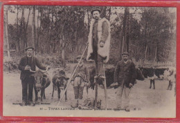 Carte Postale 40. Types Landais échassier Gardant Son Troupeau  Très Beau Plan - Autres & Non Classés