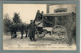 CPA (56) COETQUIDAN - Mots Clés: Hôpital Ambulance Allemande, Auxiliaire, Complémentaire, Militaire, Temporaire - 1914 - Guer Coetquidan