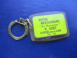 CLOYES SUR LE LOIR HOTEL RESTAURANT AU MARRONNIER GUET PORTE CLE CLEFS CLES - Porte-clefs