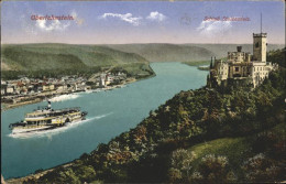 71471876 Oberlahnstein Panorama Mit Schloss Stolzenfels Schiff Oberlahnstein - Lahnstein