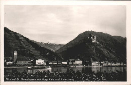 71471799 St Goarshausen Rheinpanorama Mit Burg Katz Und Patersberg Ehrenthal - Loreley