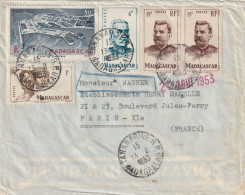 MADAGASCAR Oblitération Remarquable 22 Août 1953 - Covers & Documents