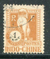 INDOCHINE- Taxe Y&T N°33- Oblitéré - Timbres-taxe