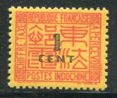 INDOCHINE- Taxe Y&T N°60- Neuf Avec Charnière * - Timbres-taxe