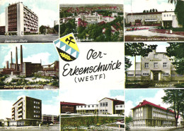 OER-ERKENSCHWICK, RECKLINGHAUSEN, MULTIPLE VIEWS, ARCHITECTURE, TOWERS, PARK, EMBLEM, GERMANY, POSTCARD - Recklinghausen