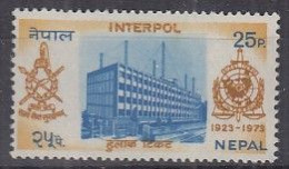 NEPAL  289, Postfrisch **, 50 Jahre Interpol, 1973 - Malaysia (1964-...)