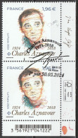 2024 - Y/T 5xxx - OBL 1er JOUR - "CHARLES AZNAVOUR 1924 - 2018" - BLOC 2 ISSU FEUILLET - Used Stamps