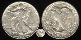 USA Standing Liberty Half Dollar 1945 S 50 Cent EF - Andere - Amerika