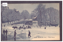 GENEVE - PLACE NEUVE EN HIVER - TB - Genève