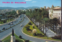 Spain PPC Palma De Mallorca Vista General Paseo Sagrera (2 Scans) - Mallorca