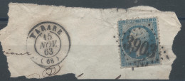 Lot N°83692   N°22/Fragment, Oblitéré GC 3903 TARARE(68), Indice 2 - 1862 Napoléon III