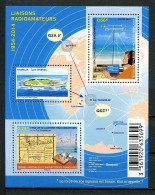 TAAF 2014  N° F720 ( 720/721 ) ** Neufs MNH Superbes Liaisons Radioamateurs Station Carte Antenne - Unused Stamps