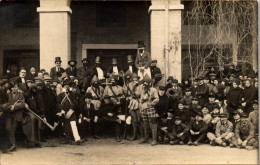 CP Carte Photo D'époque Photographie Vintage Fête Kermesse Déguisement Drôle Gag - Couples