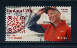 Norway 2022 - 375th Anniversary Of The Norwegian Post Office Used 20 Gram Stamp. - Used Stamps