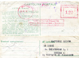 Regno D'Italia, Affrancatura Meccanica Bologna, 27/10/1945, Casse Mutua Malattia Operai Dell'industria Ema Meter Am - Franking Machines (EMA)