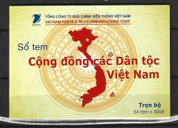 VIET NAM. Carnet Des N°2180-2233 De 2005. Costumes Traditionnels. - Costumes