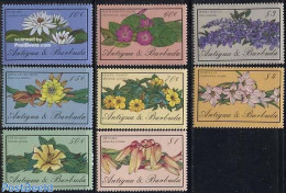 Antigua & Barbuda 1986 Flowers 8v, Mint NH, Nature - Flowers & Plants - Antigua And Barbuda (1981-...)