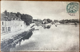 AUXERRE - Vue Sur Les Ocreries, Prise Du Pont De La Tournelle - Auxerre