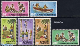 Togo 1973 Scouting 6v, Mint NH, Sport - Scouting - Togo (1960-...)