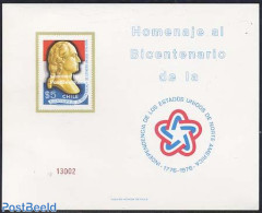 Chile 1976 US Bicentenary Imperforated S/s, Mint NH, History - US Bicentenary - Chile