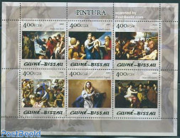 Guinea Bissau 2005 Paintings 6v M/s, Van Dyck, Mint NH, Art - Paintings - Guinée-Bissau