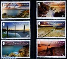 Guernsey 2009 Sea, Guernsey 6v (1v SEPAC), Mint NH, History - Transport - Sepac - Ships And Boats - Boten