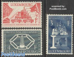 Luxemburg 1956 European Union 3v, Unused (hinged), History - Science - Transport - Various - Europa Hang-on Issues - M.. - Ungebraucht