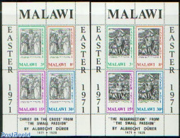 Malawi 1971 Easter 2 S/s, Mint NH, Religion - Religion - Art - Paintings - Malawi (1964-...)