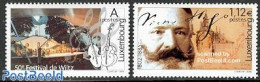 Luxemburg 2002 Wiltz/Victor Hugo 2v, Mint NH, Performance Art - Music - Art - Authors - Unused Stamps