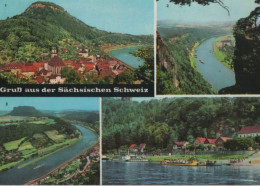 89821 - Sächsische Schweiz - U.a. Blick Von Der Bastei - 1968 - Autres & Non Classés