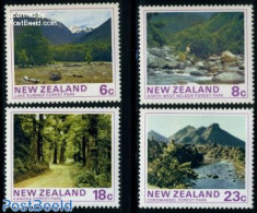 New Zealand 1975 Forest Parks 4v, Mint NH, Nature - Sport - National Parks - Trees & Forests - Mountains & Mountain Cl.. - Unused Stamps