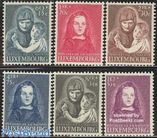 Luxemburg 1950 War Fund 6v, Mint NH - Unused Stamps