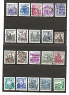 Österreich Gebäude-Landschaften 1959-1973 Gebraucht - Used Stamps