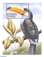 Zambia 2000 Birds, Toco Toucan S/s, Mint NH, Nature - Birds - Zambia (1965-...)