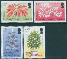 Virgin Islands 2005 Christmas 4v, Mint NH, Nature - Religion - Flowers & Plants - Christmas - Noël