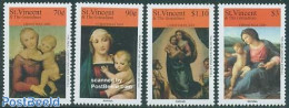 Saint Vincent 2005 Christmas 4v, Raphael Paintings, Mint NH, Religion - Christmas - Art - Paintings - Raphael - Noël