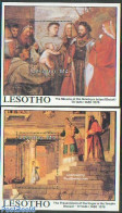 Lesotho 1988 Paintings 2 S/s, Mint NH, Art - Paintings - Lesotho (1966-...)