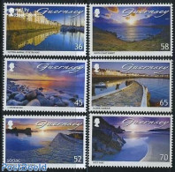 Guernsey 2011 Landscapes 6v, Mint NH, History - Transport - Various - Europa Hang-on Issues - Sepac - Ships And Boats .. - Idées Européennes