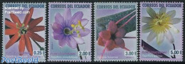 Ecuador 2011 Flowers 4v, Mint NH, Nature - Flowers & Plants - Equateur